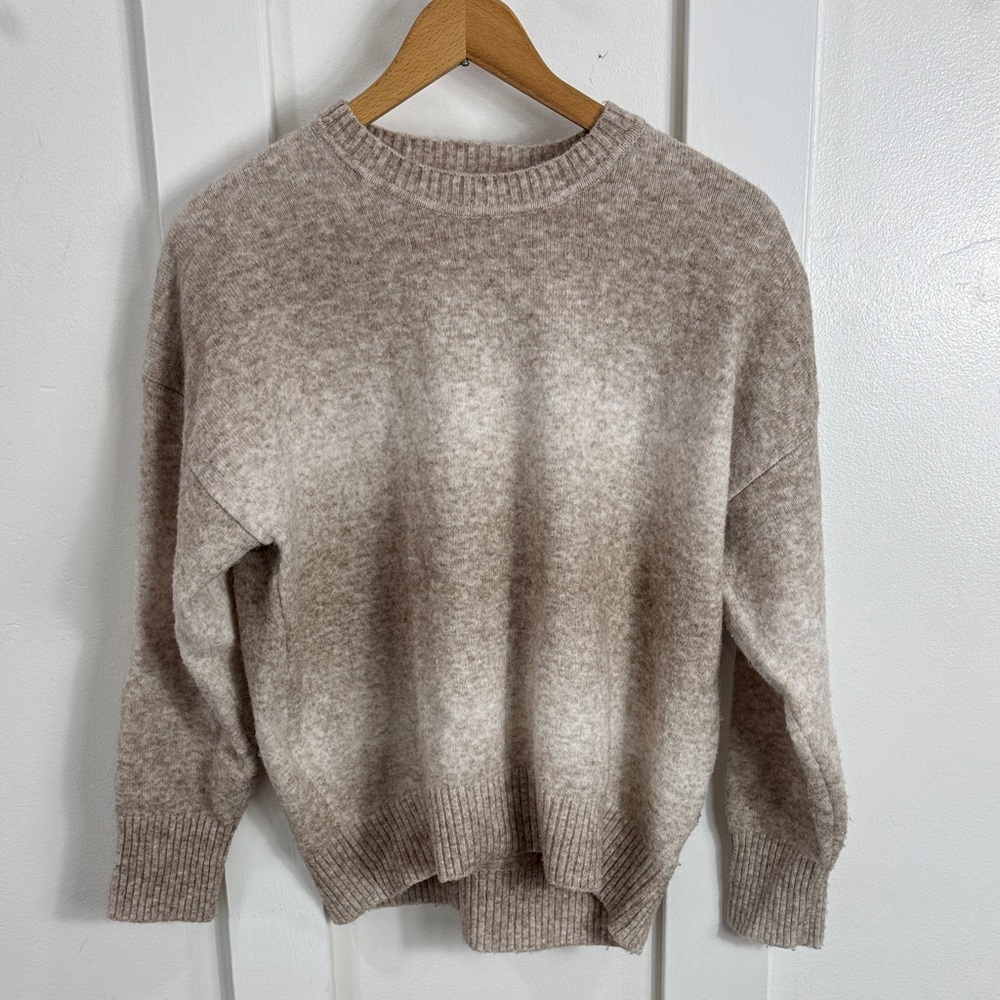 OLD NAVY Women's Crew Neck Sweater - Beige Brown XS Petite